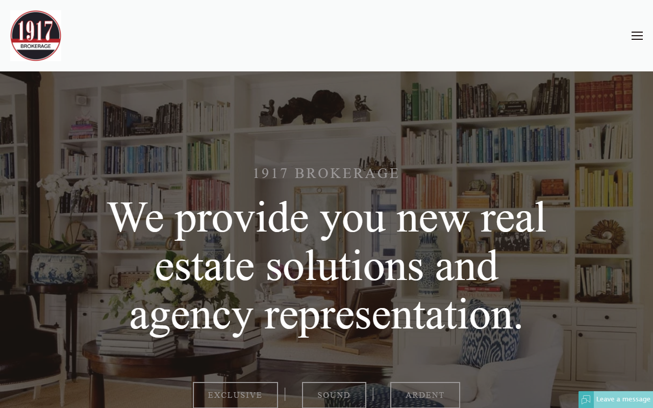 1917brokerage.com screenshot