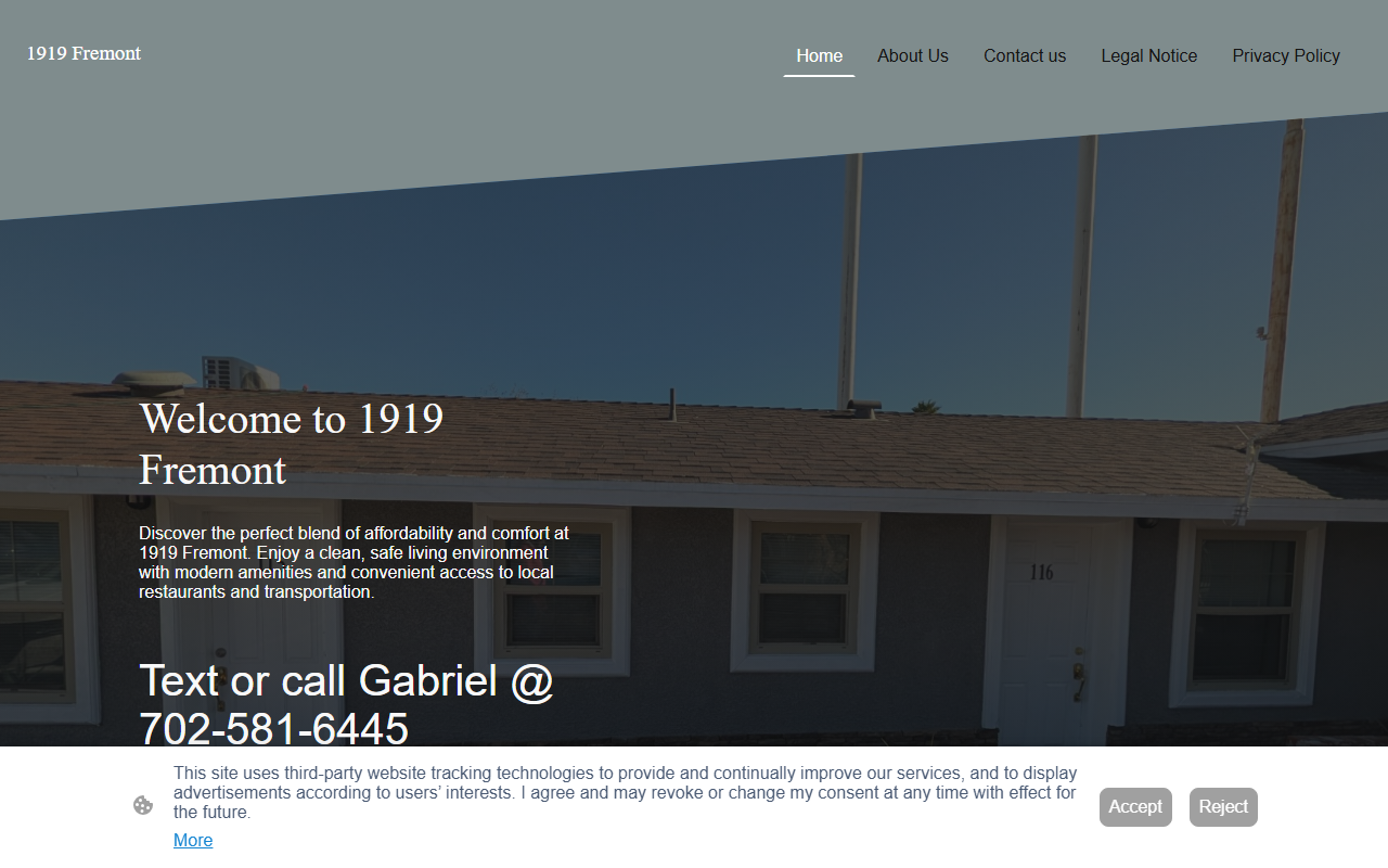1919fremont.com screenshot