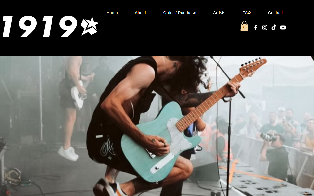 1919guitars.com screenshot
