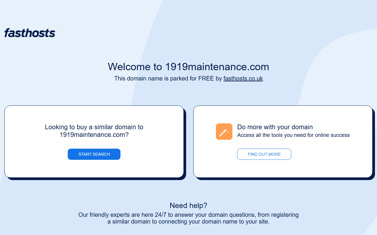 1919maintenance.com screenshot
