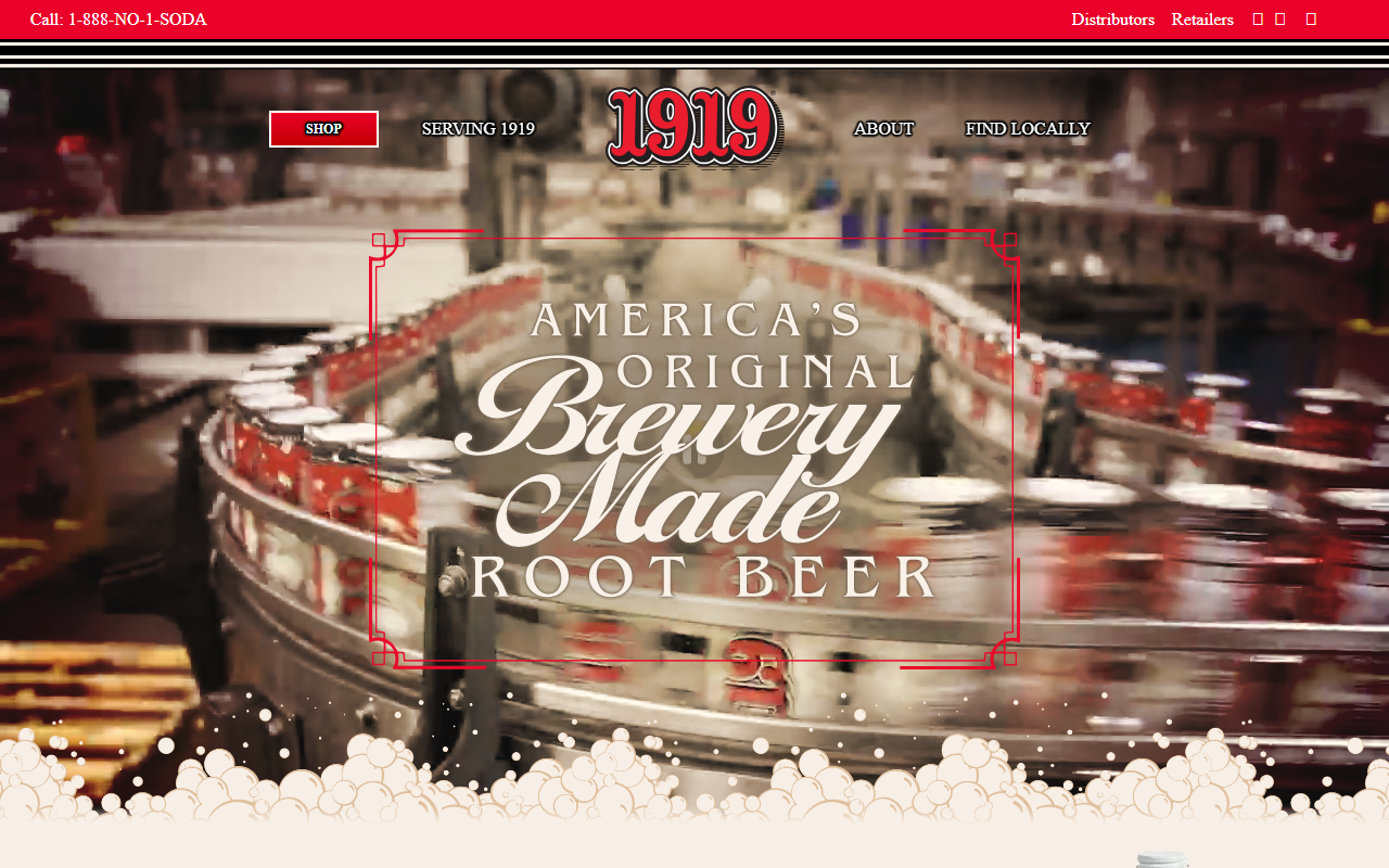 1919rootbeer.com screenshot