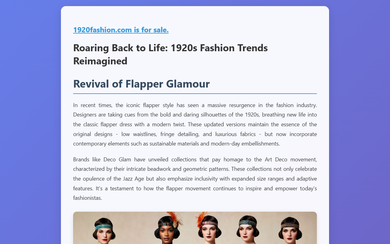 1920fashion.com screenshot