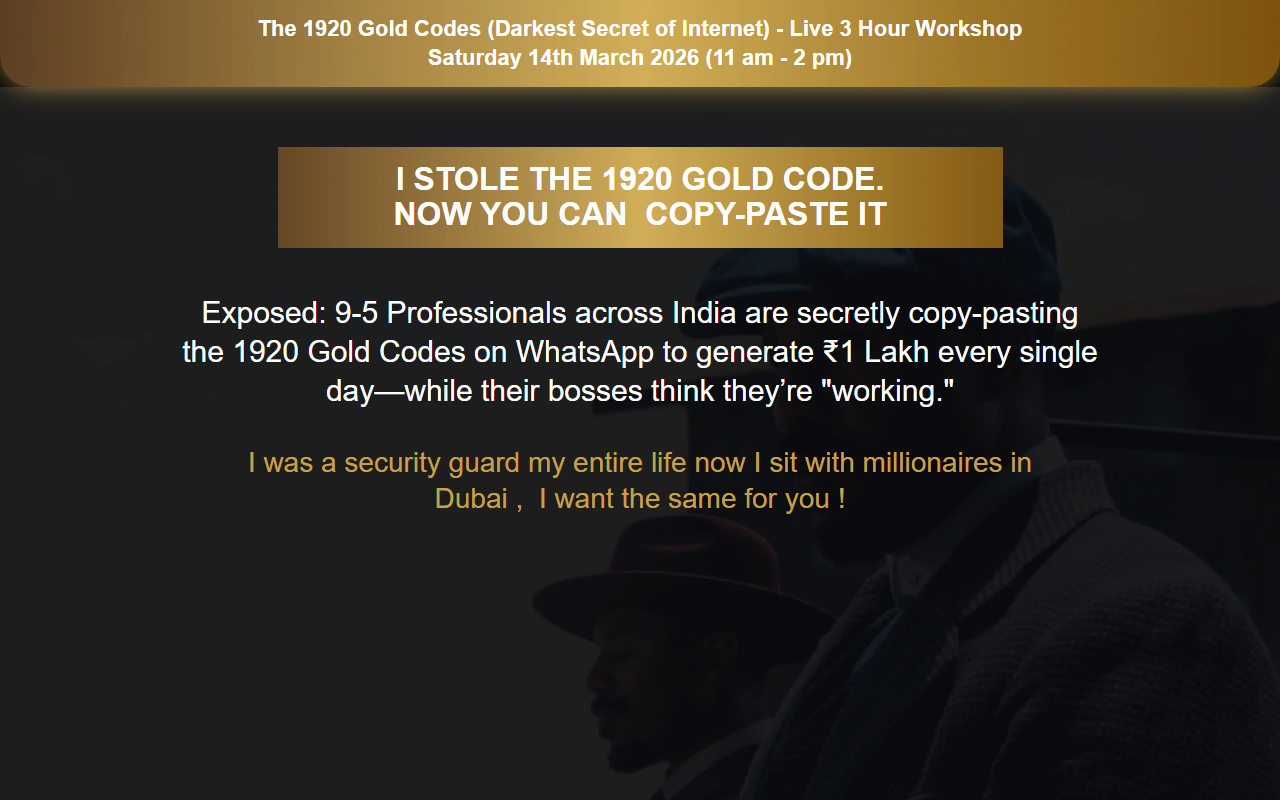 1920goldcodes.com screenshot