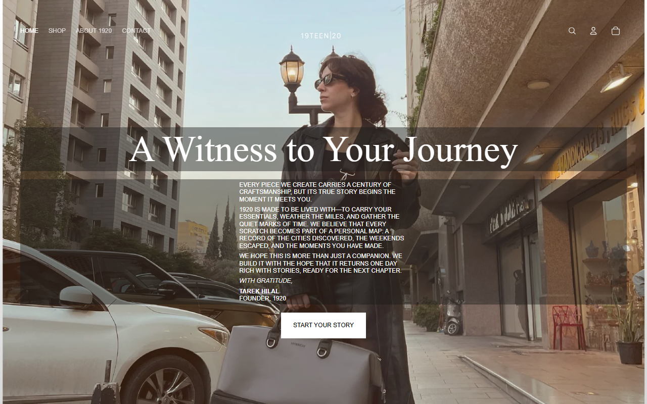 1920leather.com screenshot