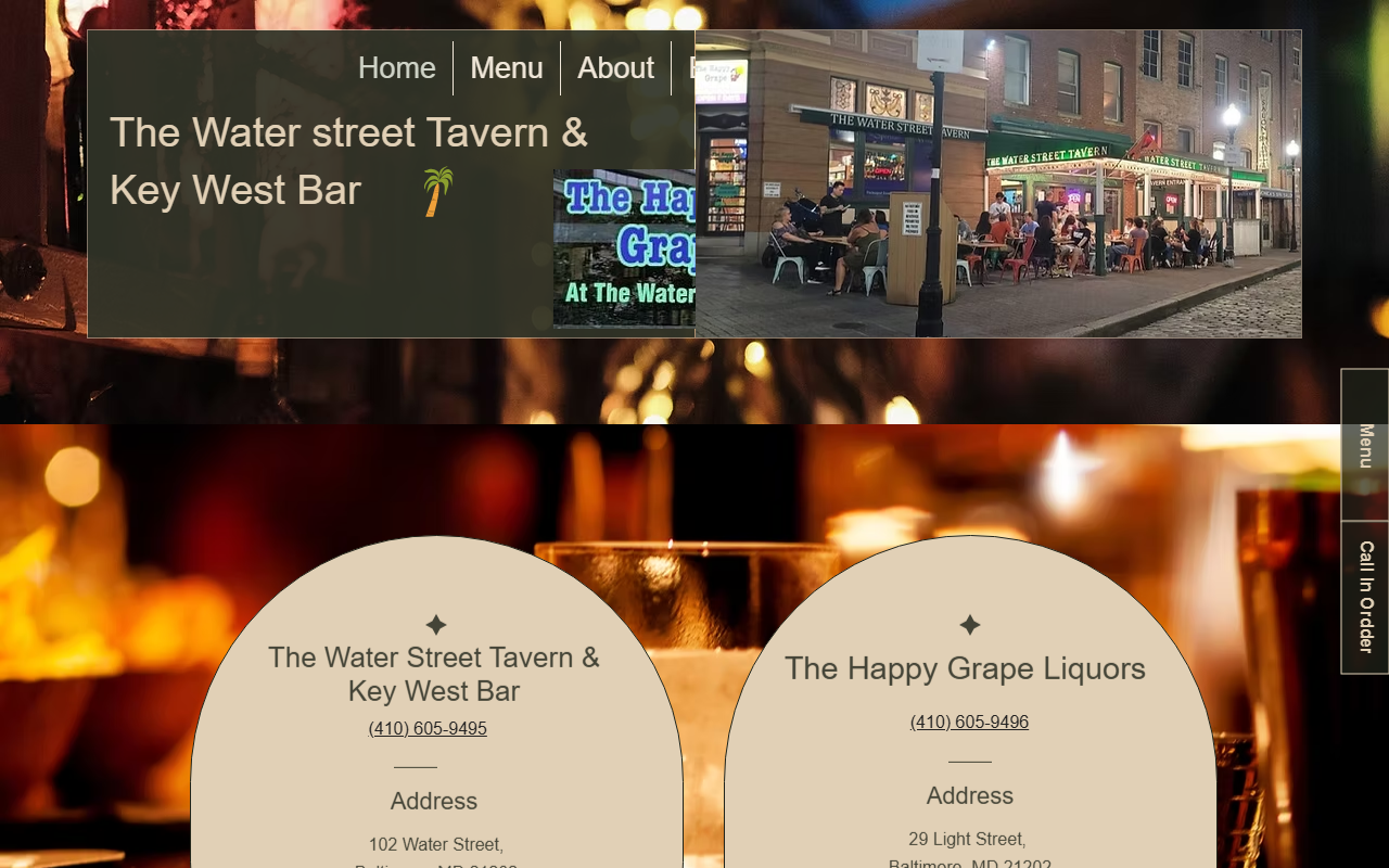 1920restaurant.com screenshot