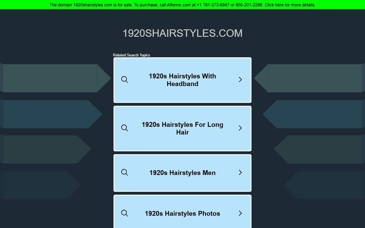 1920shairstyles.com screenshot