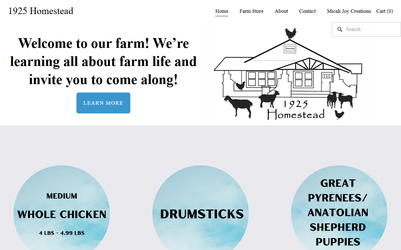 1925homestead.com screenshot