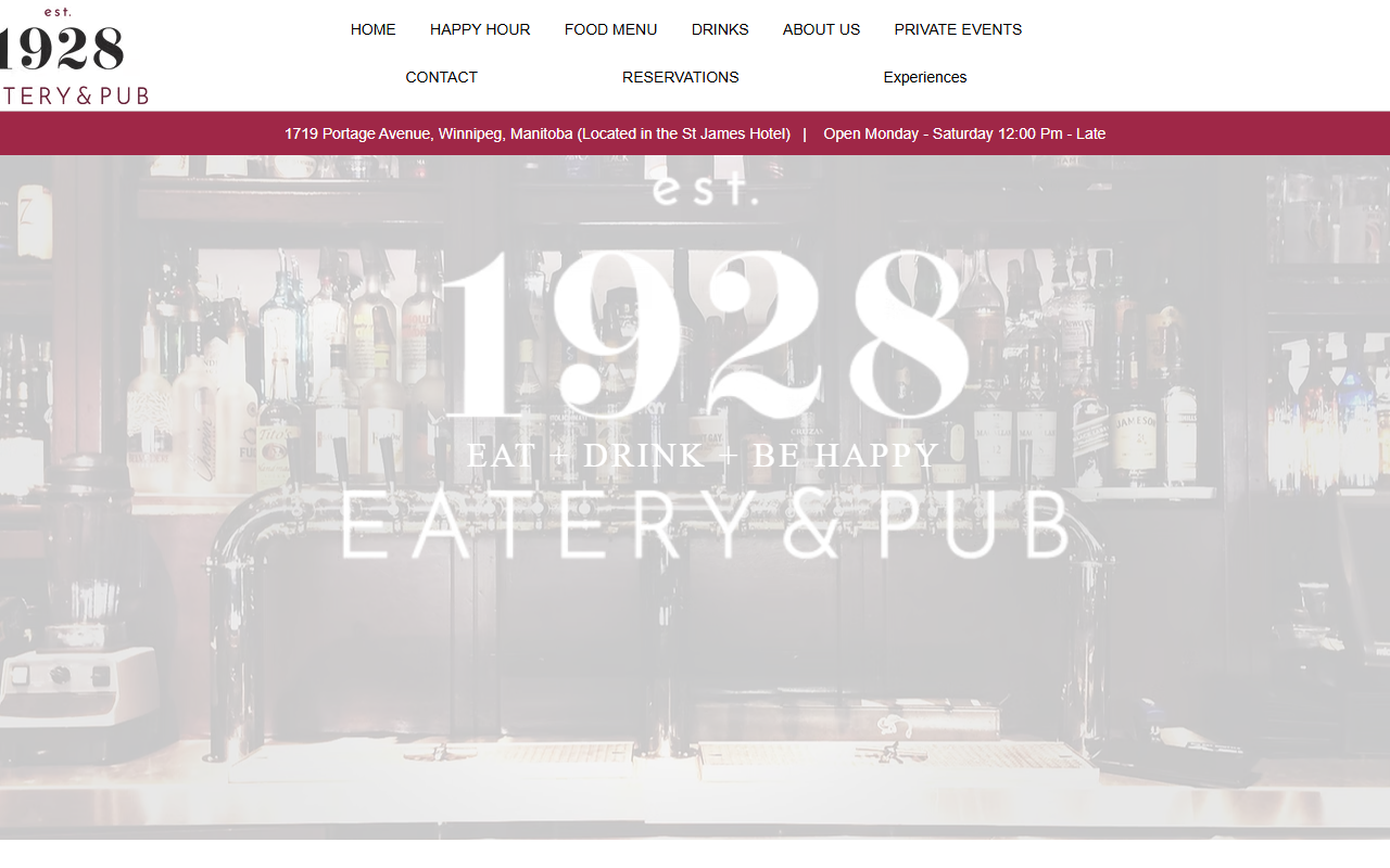 1928eateryandpub.com screenshot