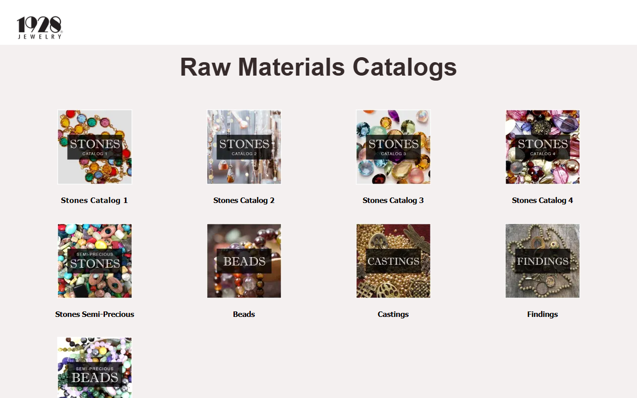 1928rawmaterials.com screenshot