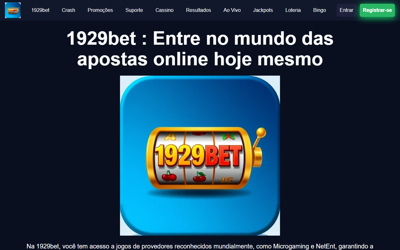 1929betlogin.com screenshot
