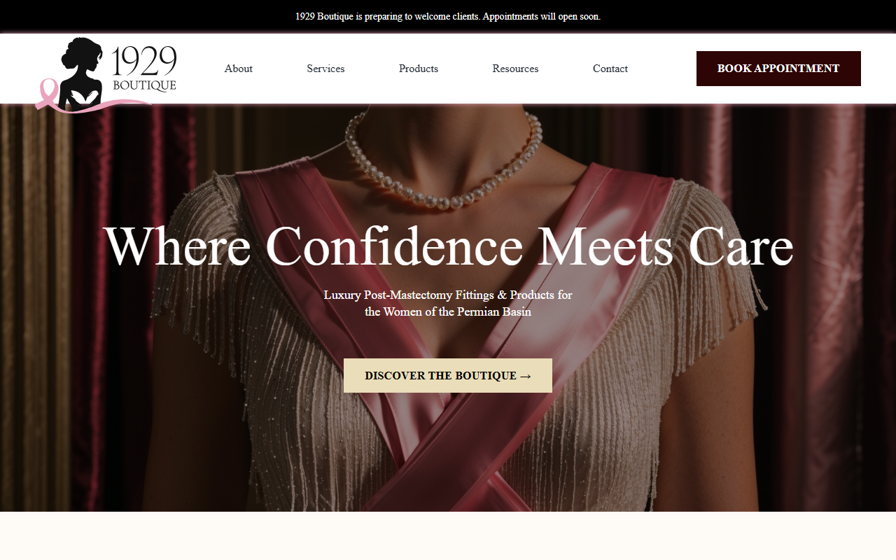 1929boutique.com screenshot