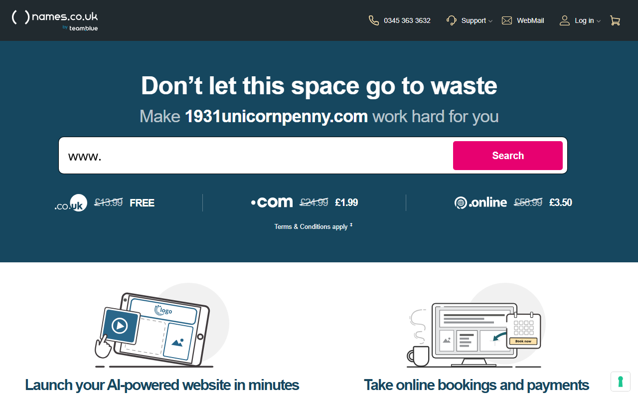 1931unicornpenny.com screenshot