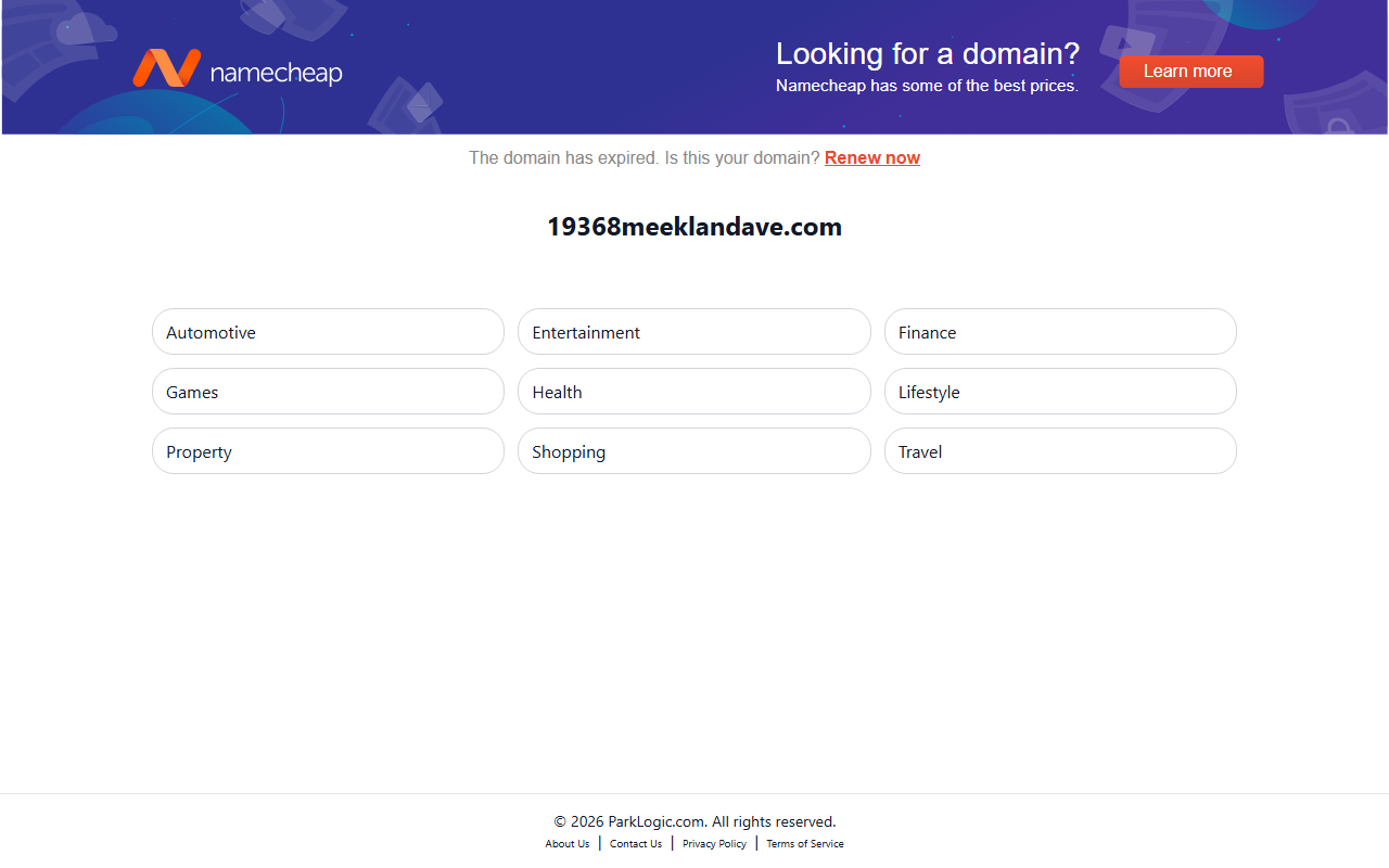 19368meeklandave.com screenshot
