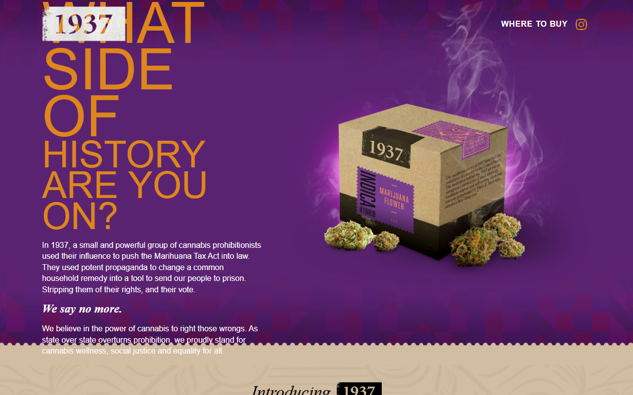 1937cannabis.com screenshot