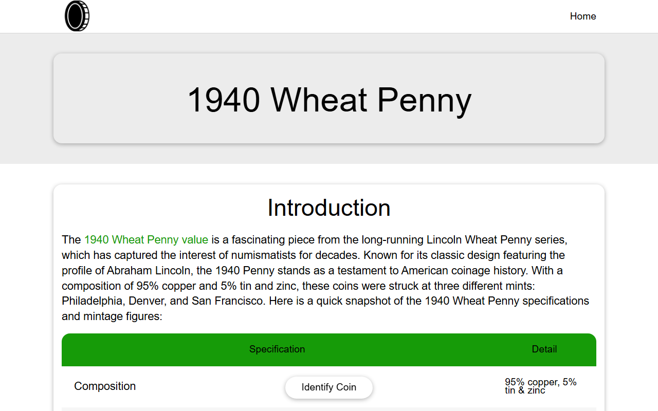 1940wheatpenny.com screenshot