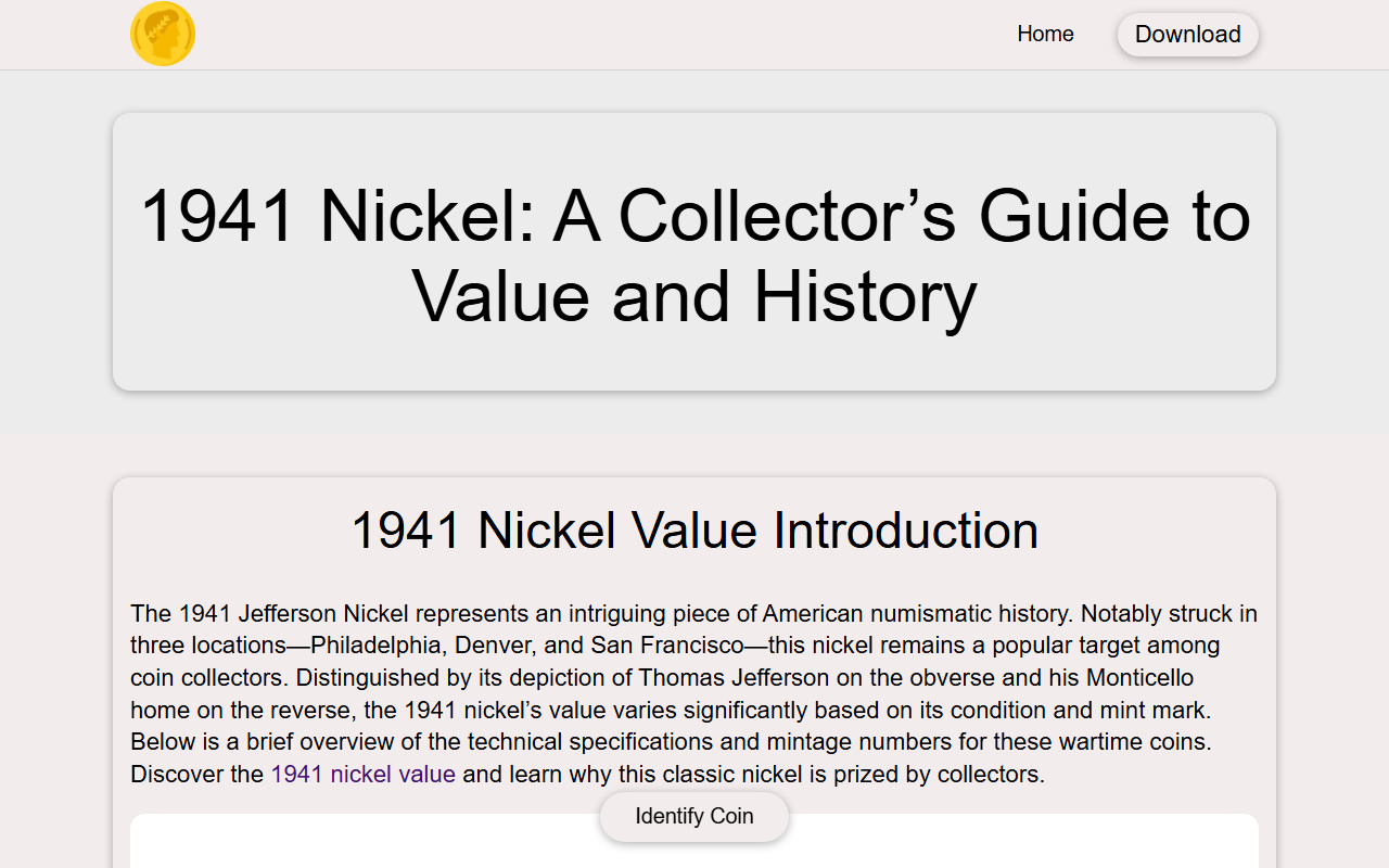 1941nickelvalue.com screenshot