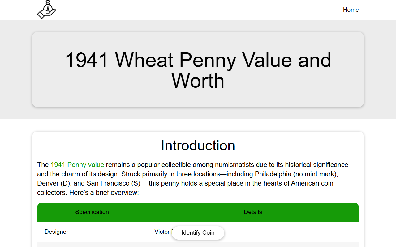 1941wheatpenny.com screenshot
