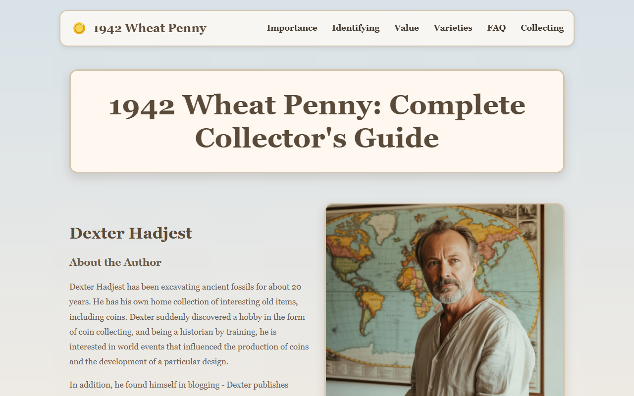 1942wheatpenny.com screenshot