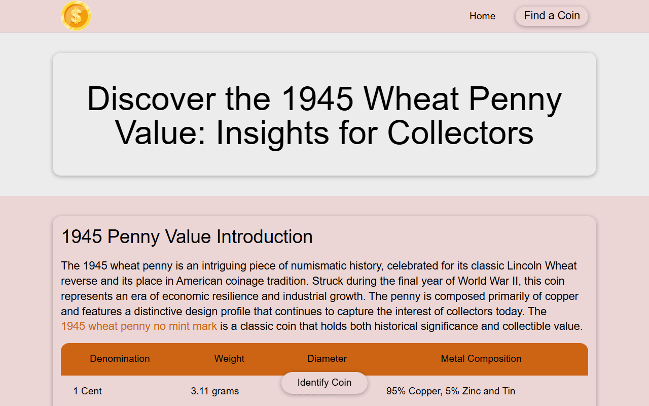 1945pennyworth.com screenshot