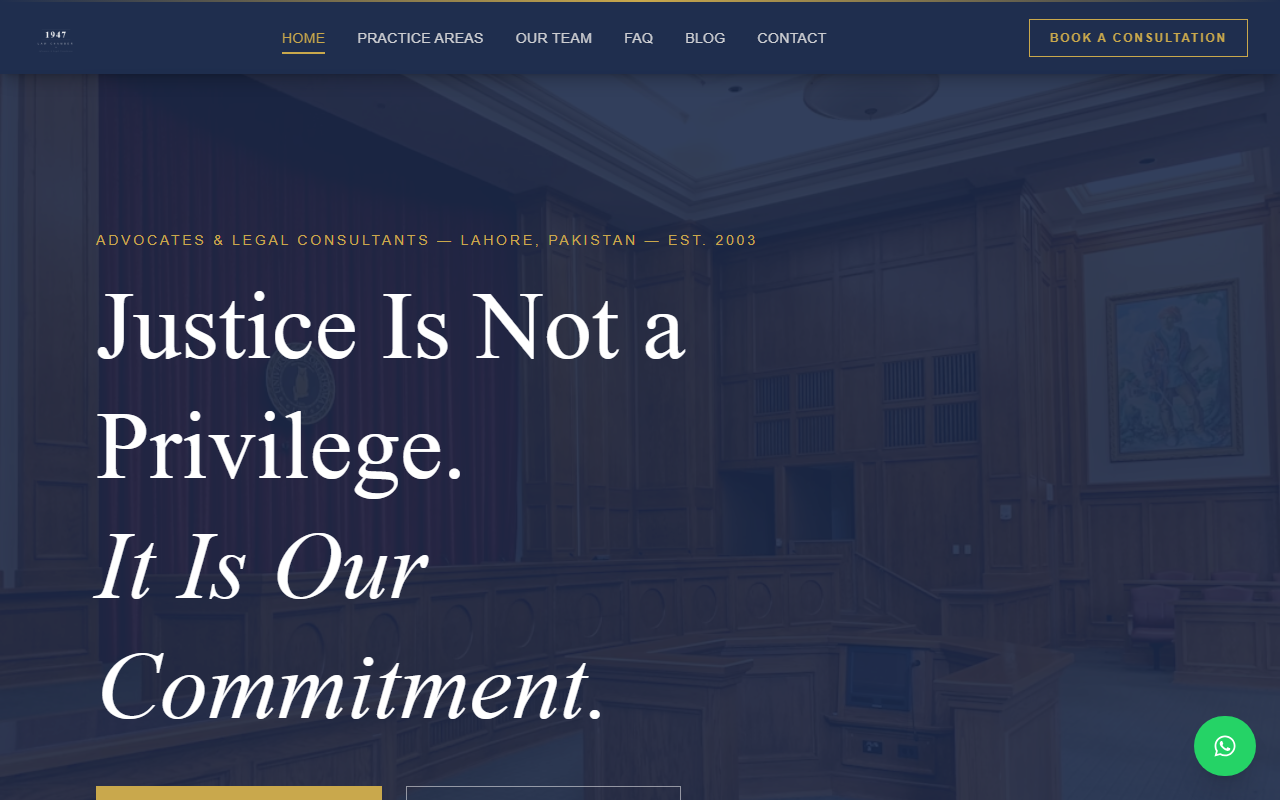 1947lawchambers.com screenshot