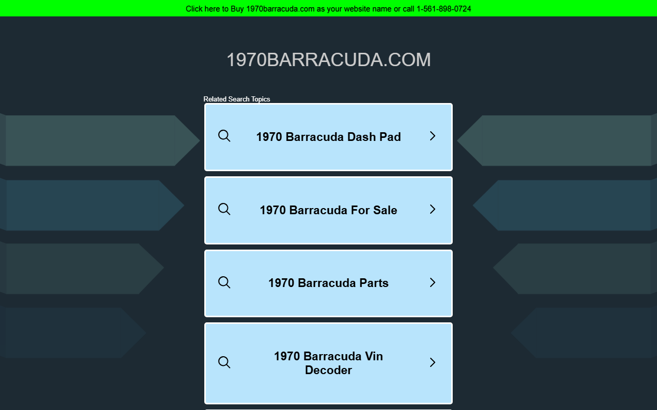 1970barracuda.com screenshot