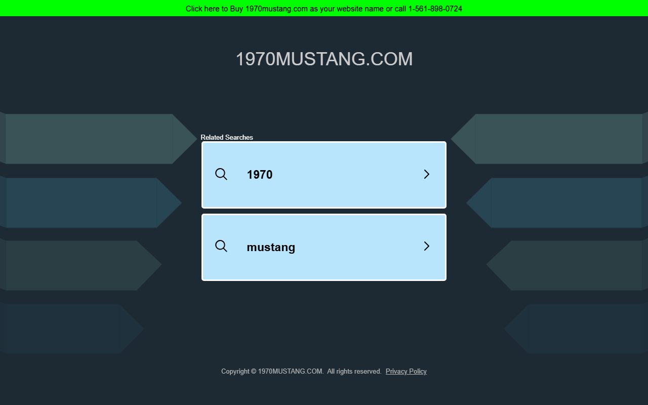 1970mustang.com screenshot
