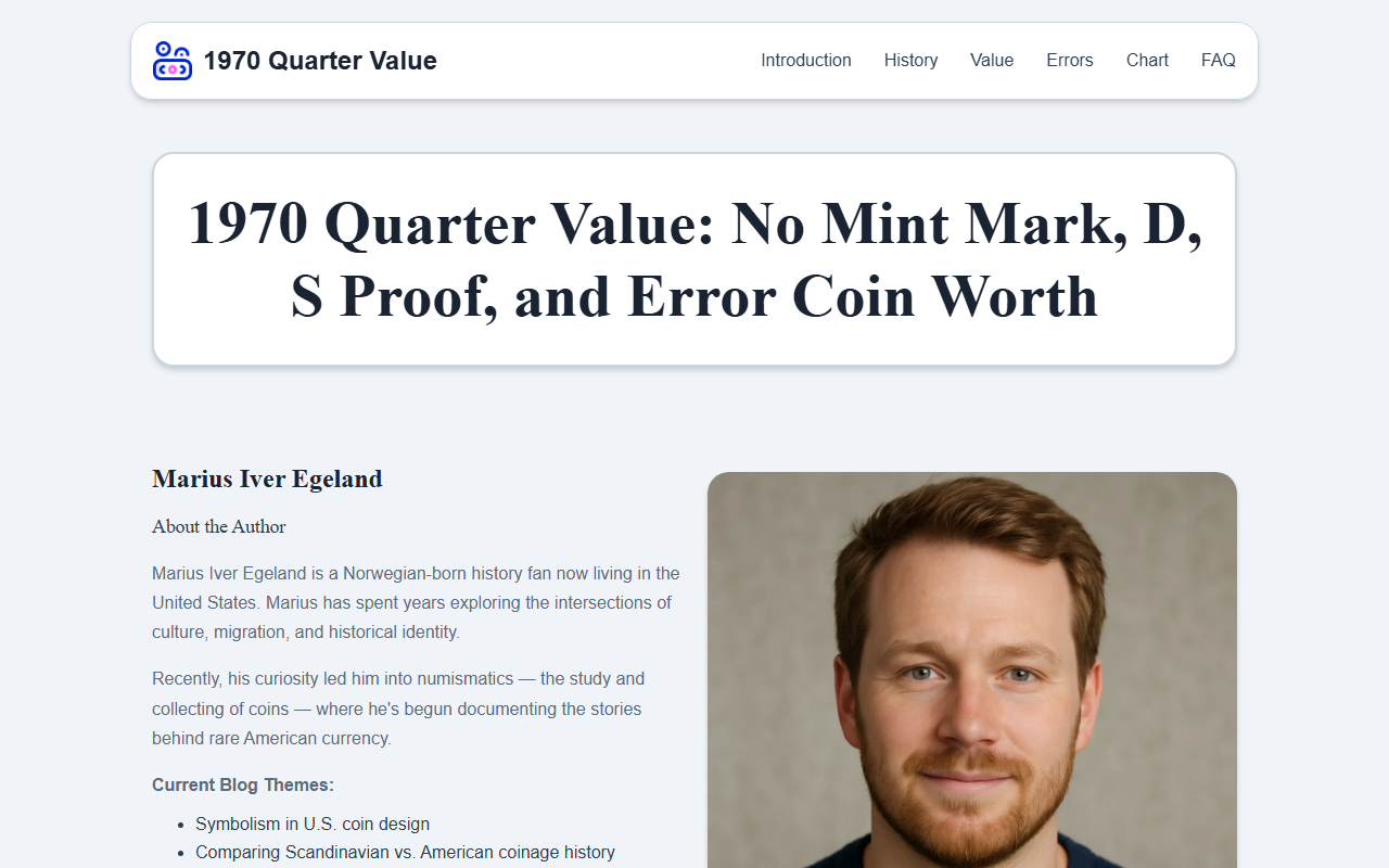 1970quartervalue.com screenshot