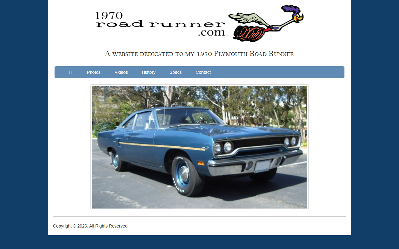 1970roadrunner.com screenshot