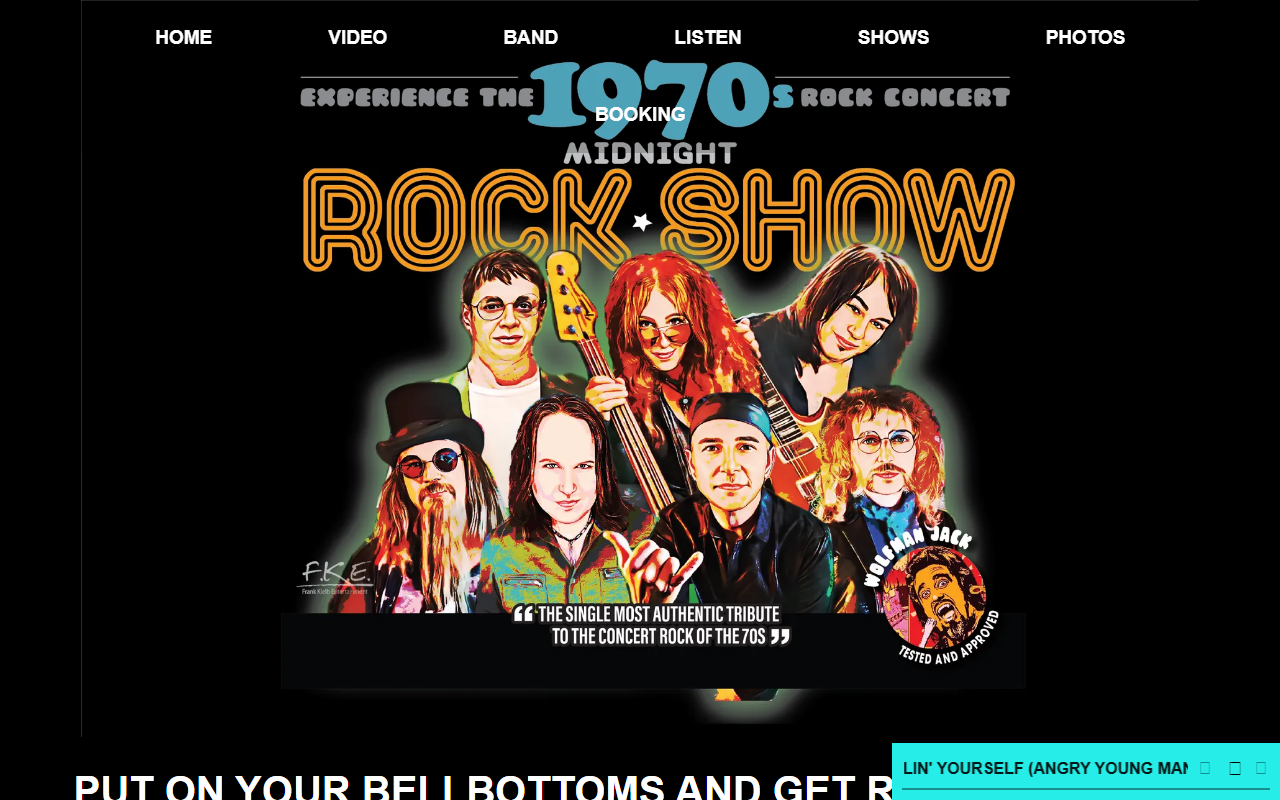 1970srockshow.com screenshot