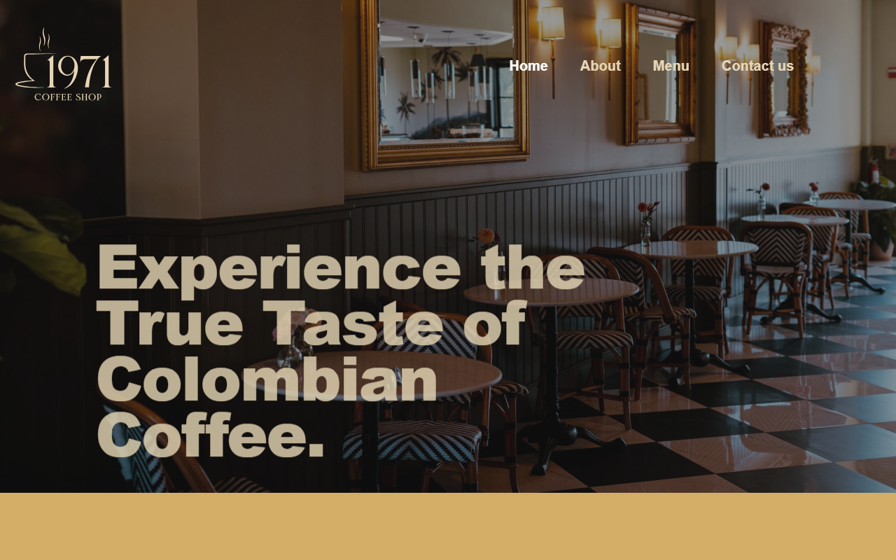 1971coffeeshop.com screenshot