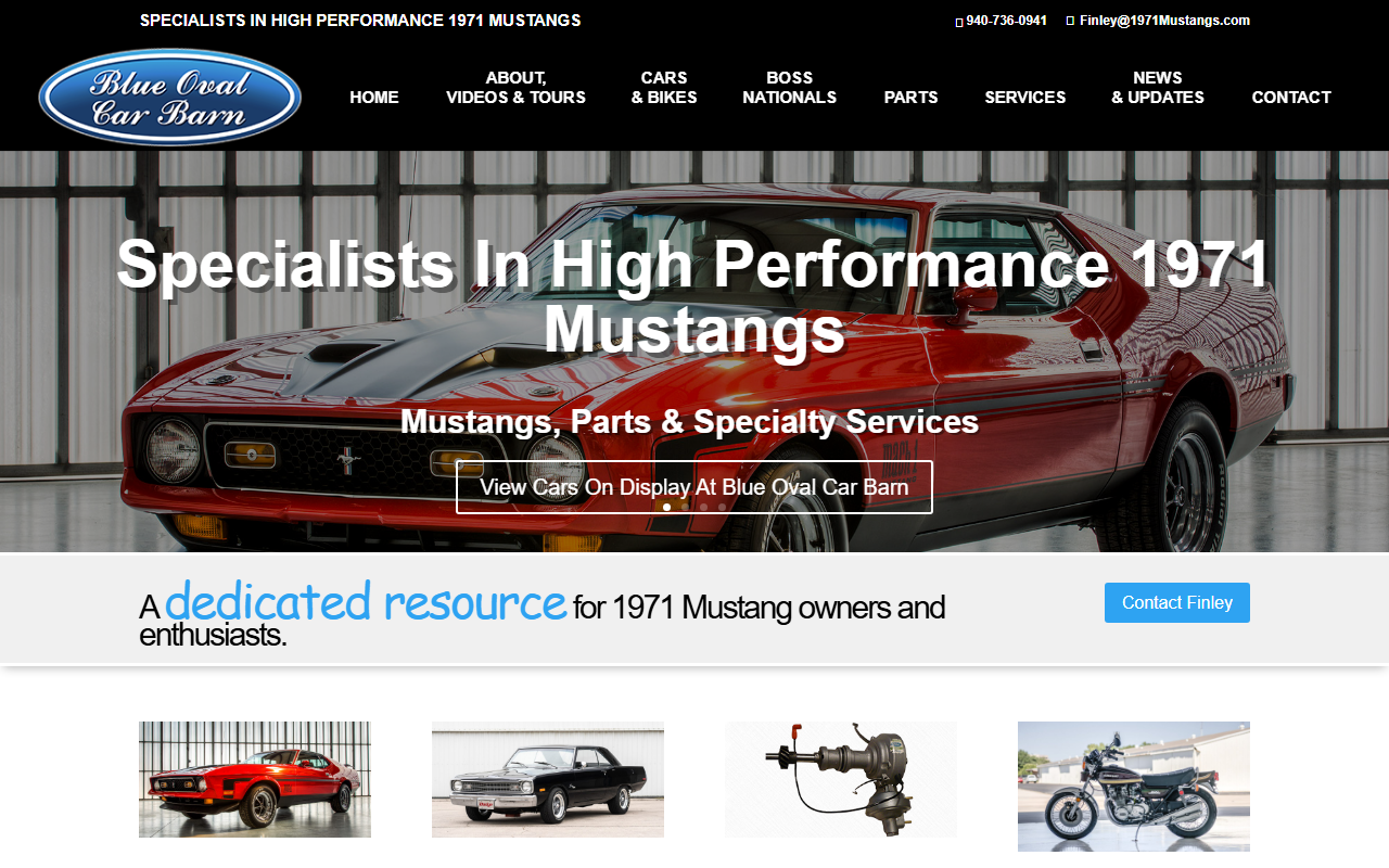 1971mustangs.com screenshot
