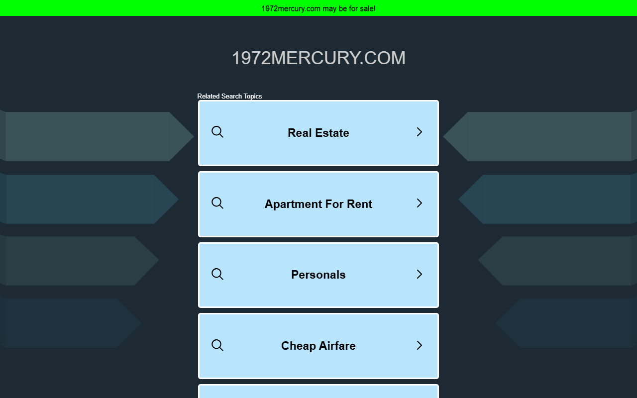 1972mercury.com screenshot