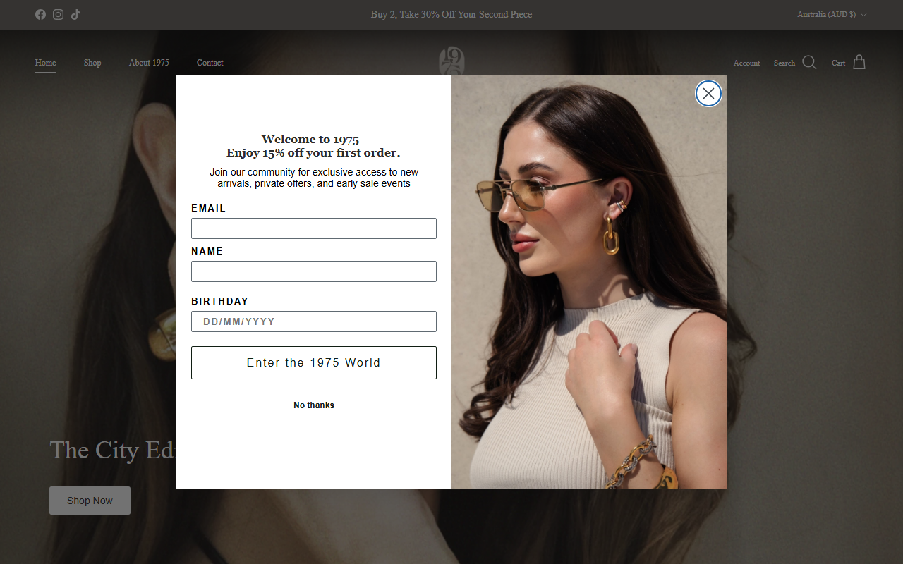 1975collection.com screenshot