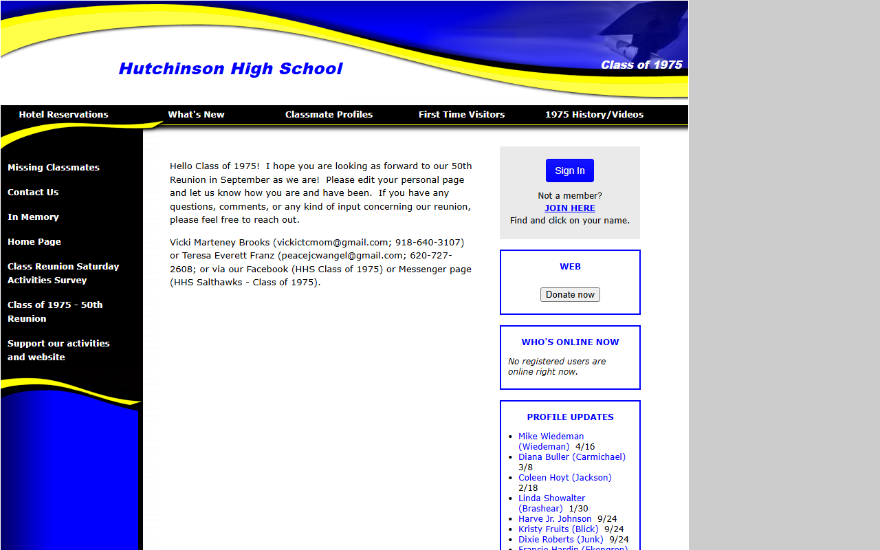 1975hhssalthawks.com screenshot