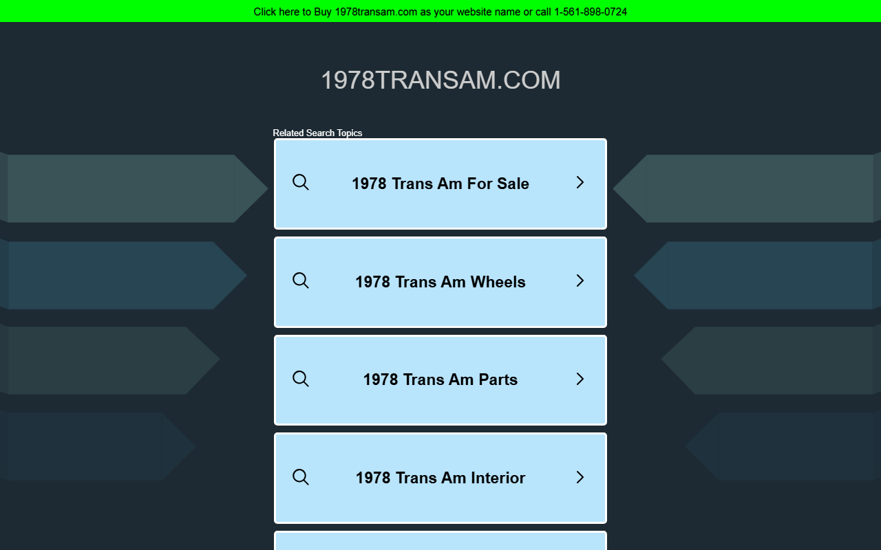 1978transam.com screenshot