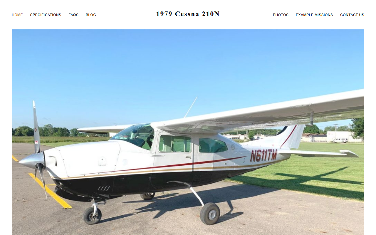 1979cessna210.com screenshot