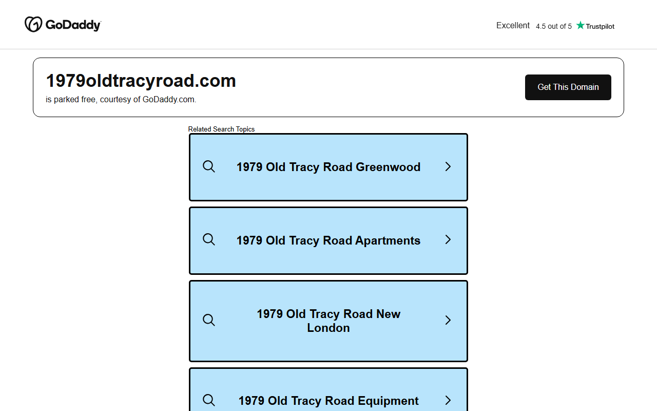 1979oldtracyroad.com screenshot