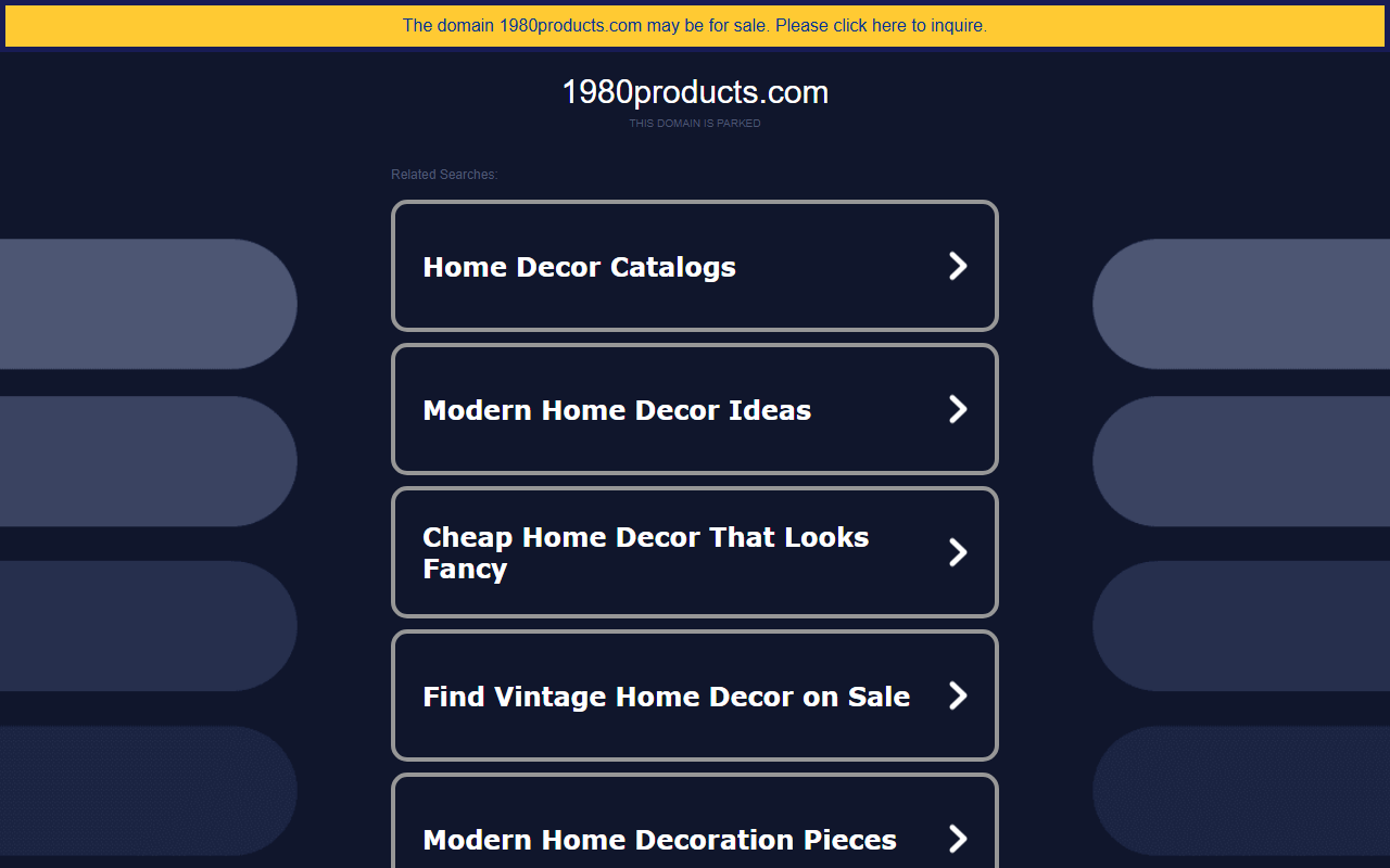 1980products.com screenshot
