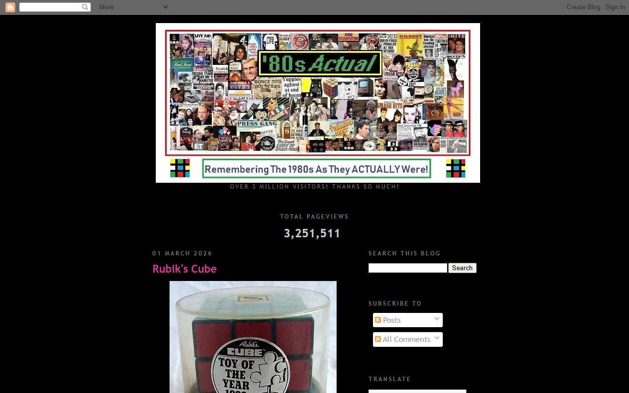 1980sactual.com screenshot