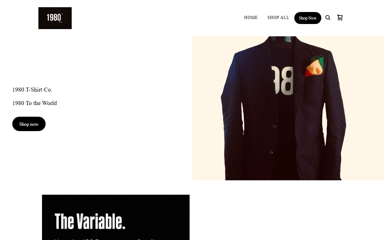 1980tshirtco.com screenshot