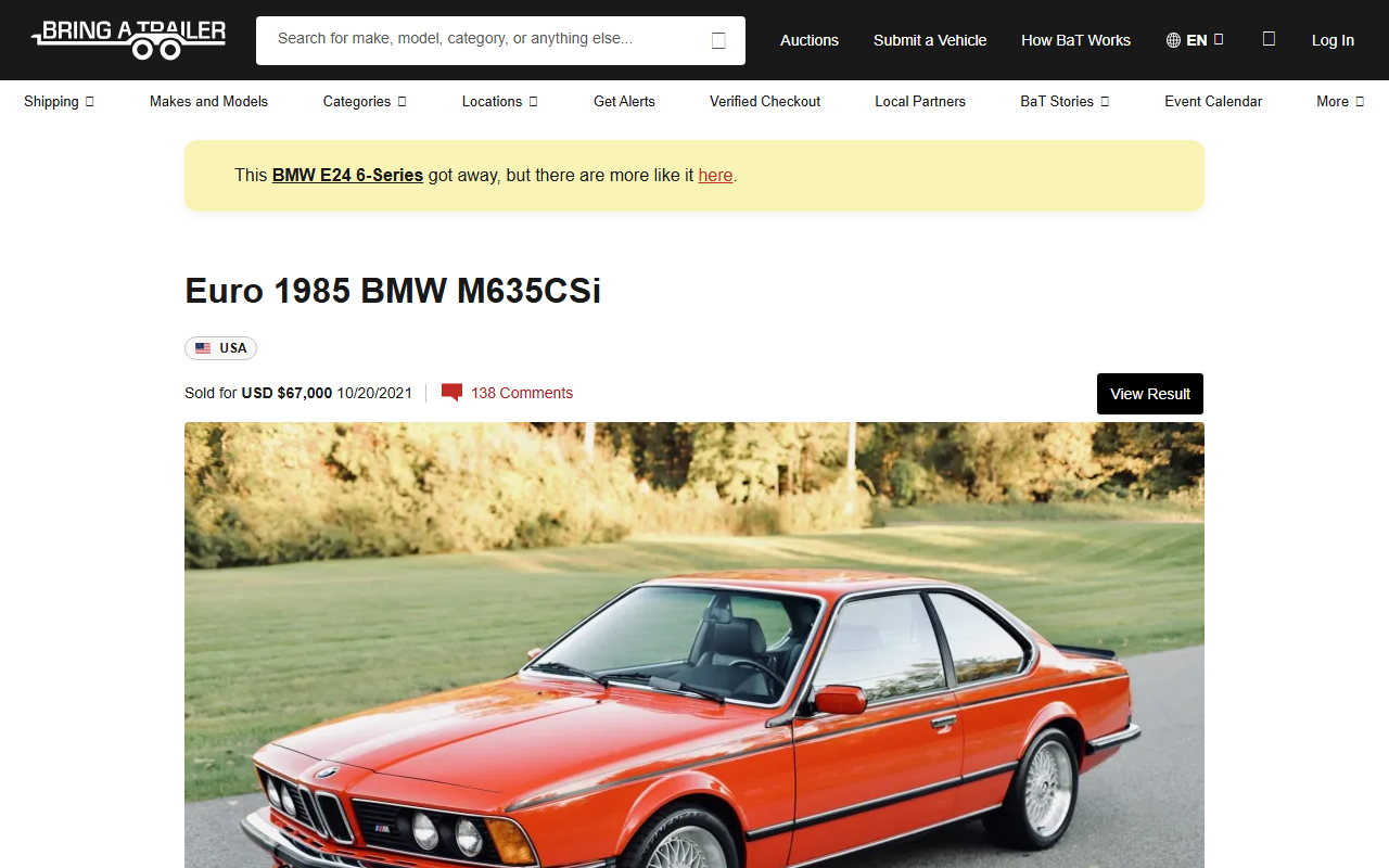 1984m635csi.com screenshot