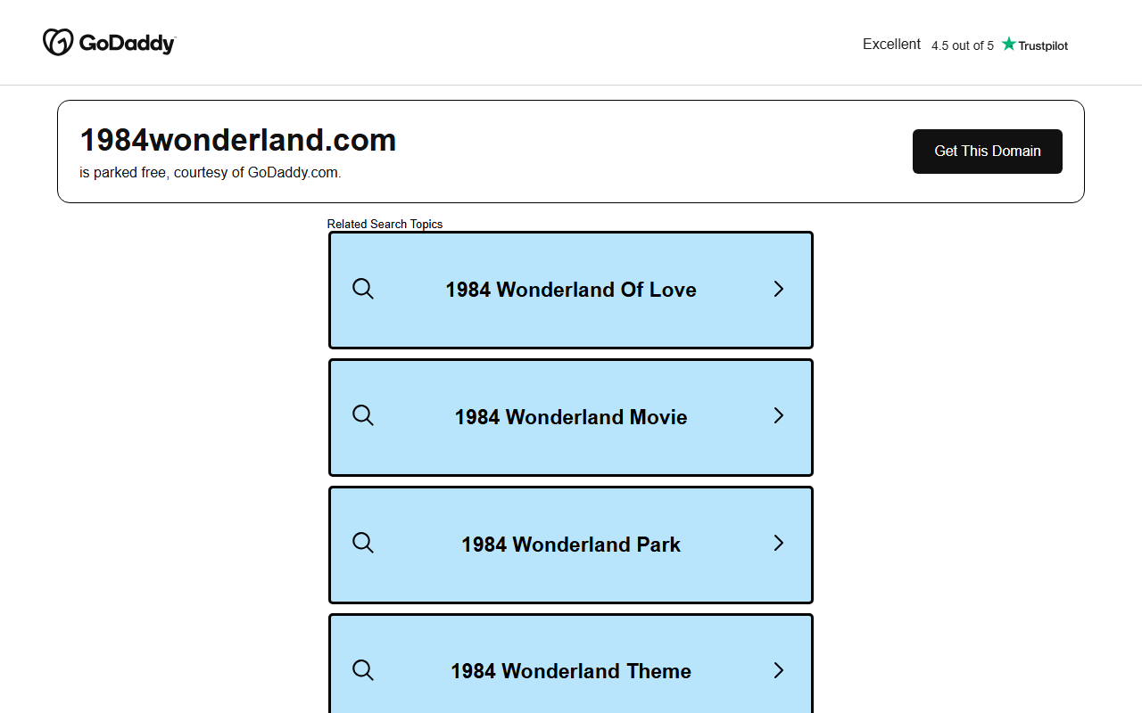 1984wonderland.com screenshot