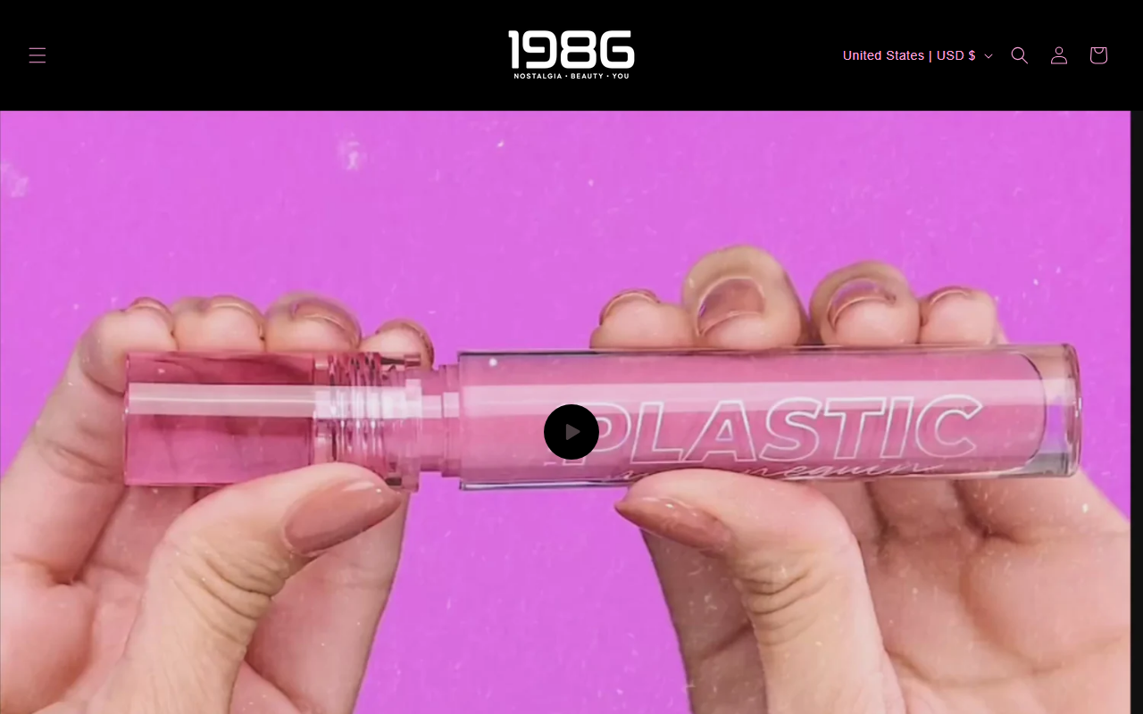 1986cosmetics.com screenshot