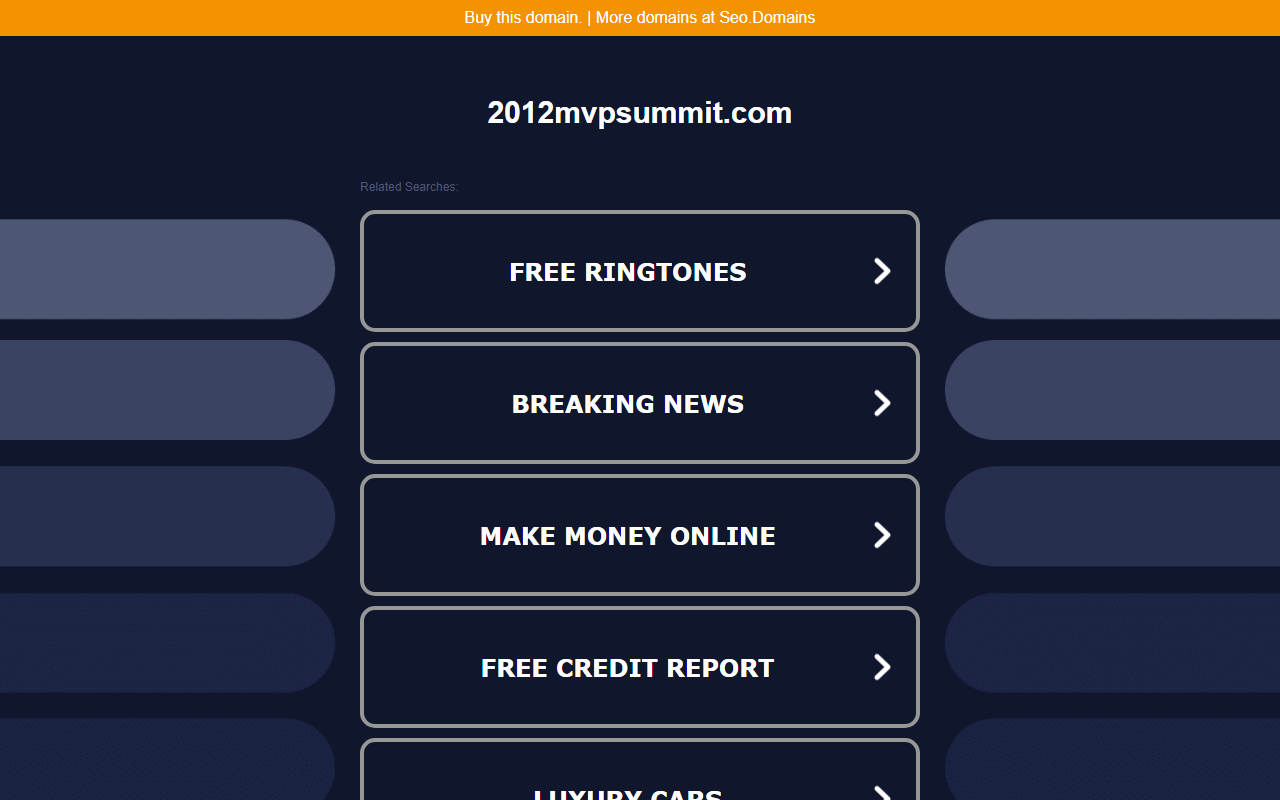 2012mvpsummit.com screenshot
