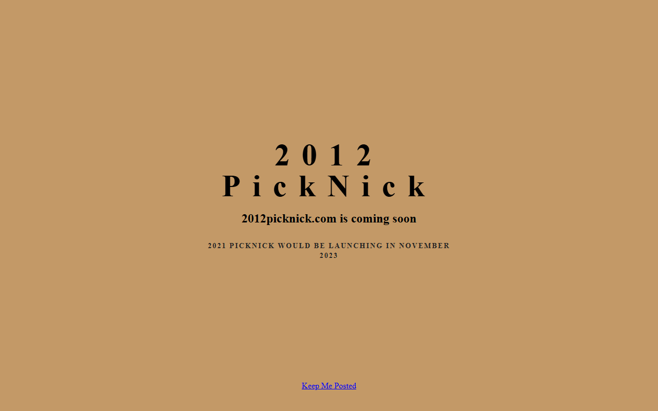 2012picknick.com screenshot