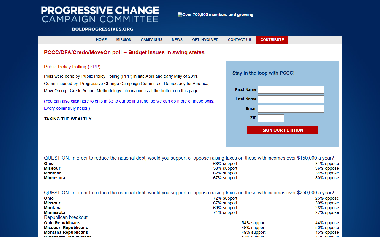 2012polling.com screenshot