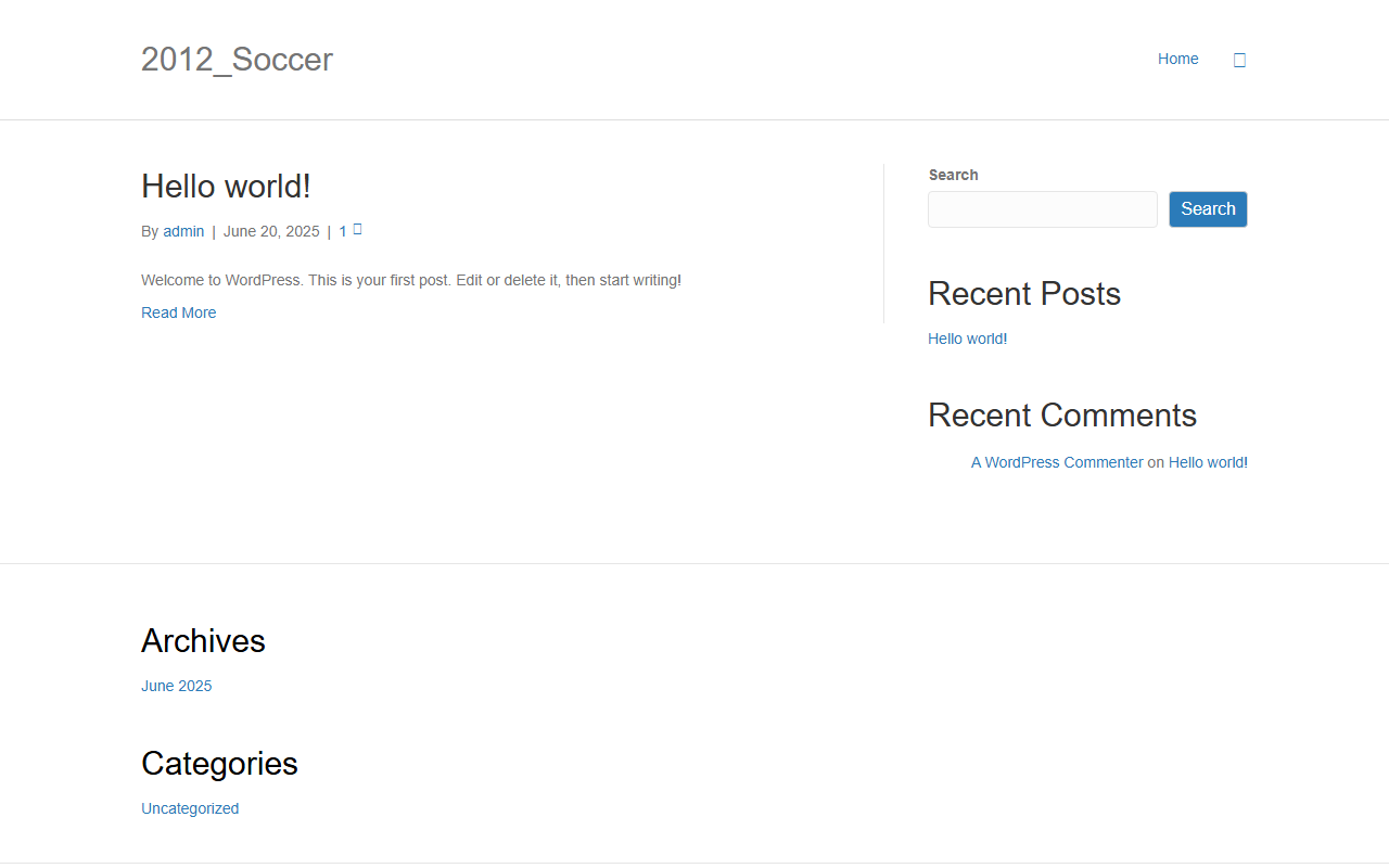 2012soccer.com screenshot