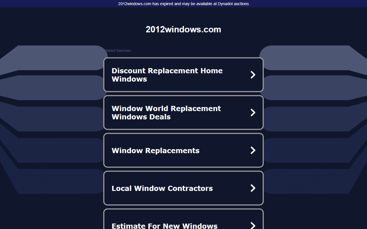 2012windows.com screenshot