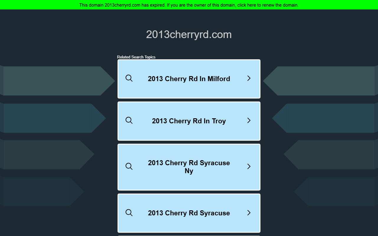 2013cherryrd.com screenshot