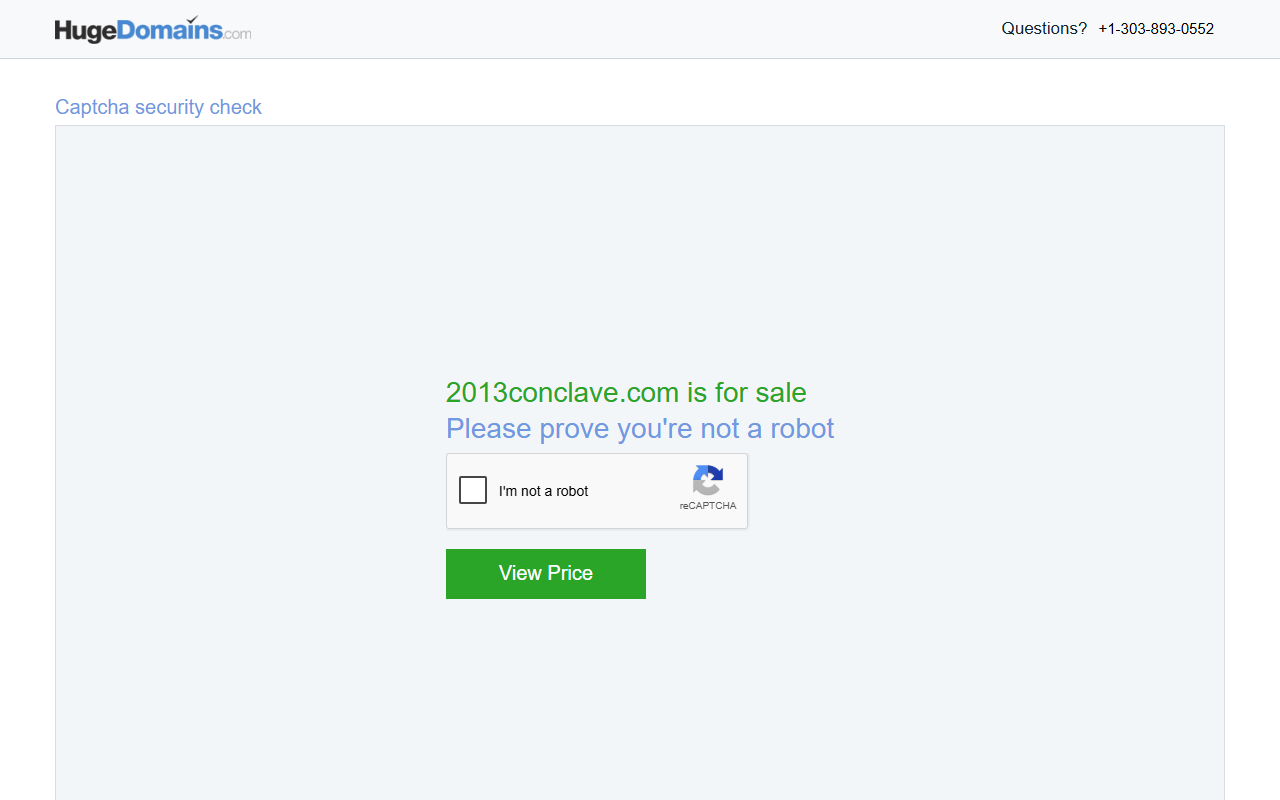 2013conclave.com screenshot